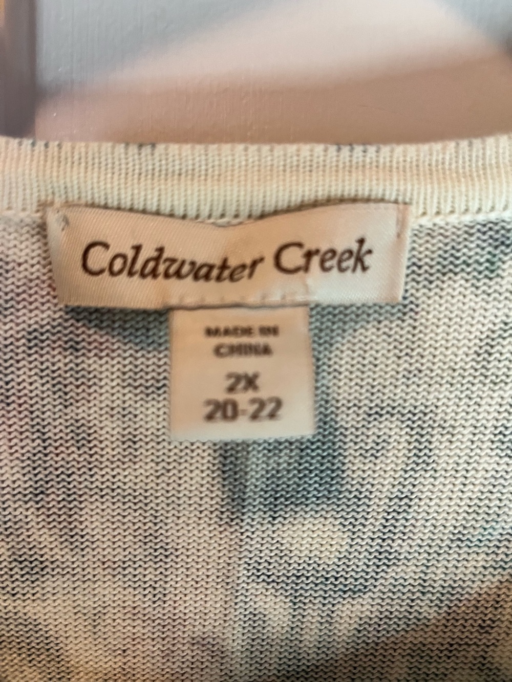 NWT Coldwater Creek Women's Pastel Watercolor Floral Button Front Cardigan. Sz 2 - Picture 4 of 6